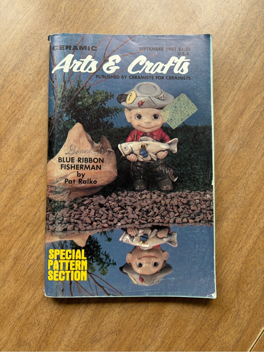Vintage September 1981 Issue of Ceramic Arts & Crafts Magazine
